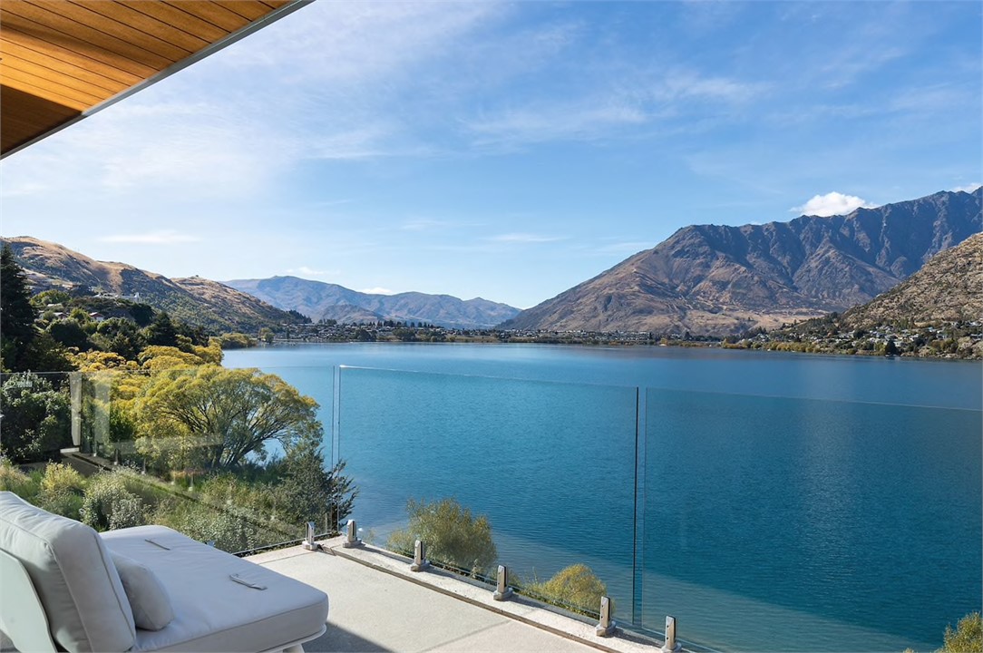 Looking from the balcony towards the Remarkables