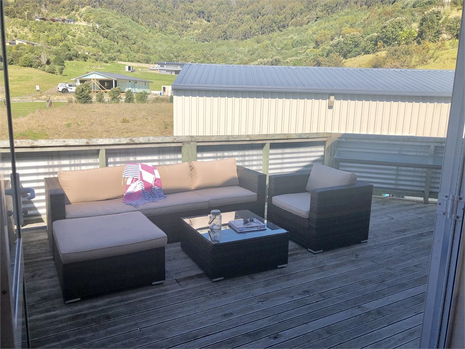 Rear verandah - morning sun and afternoon shade