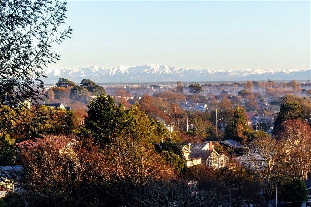 Views all the way to the Alps