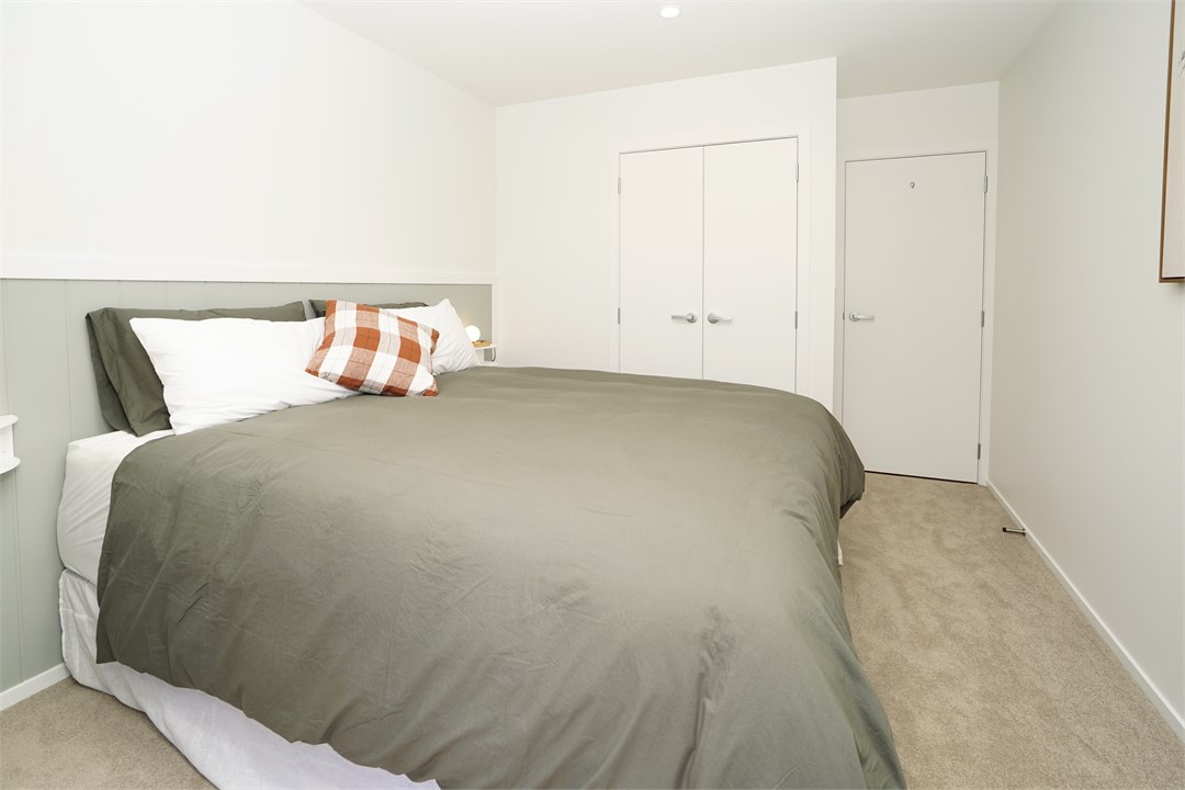 Bedroom 2 has a King sized bed