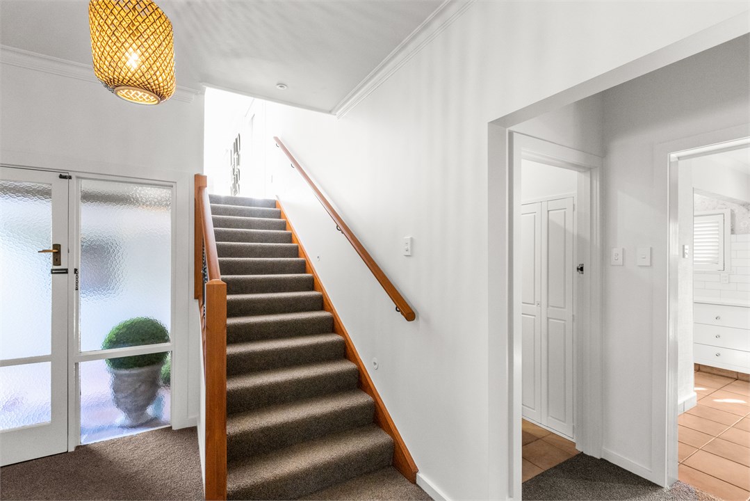 Stairs to bedroom level