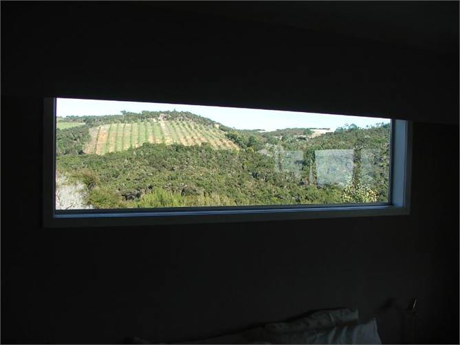 Rear view from bedroom 