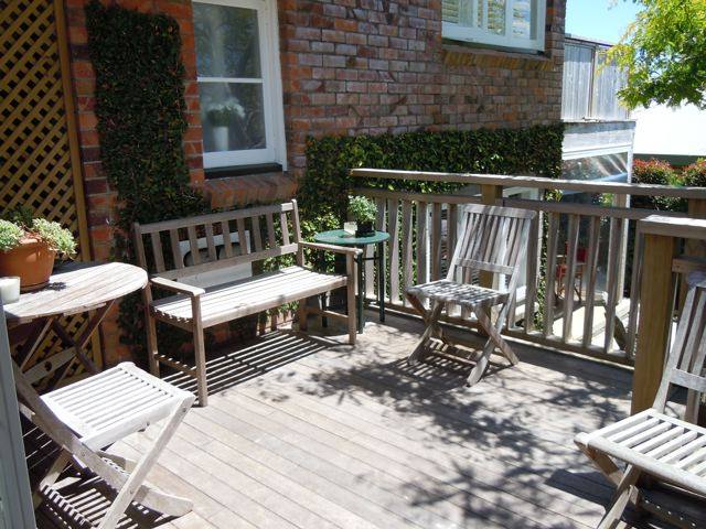 Deck off dining room