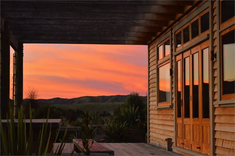 Sunset colours in July - stunning!