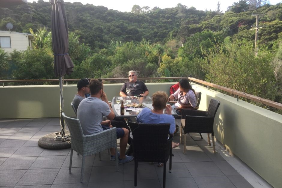Sunny decks with native birds abounding