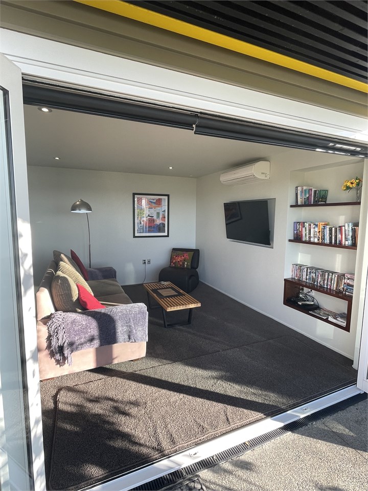 Living room entertainment area