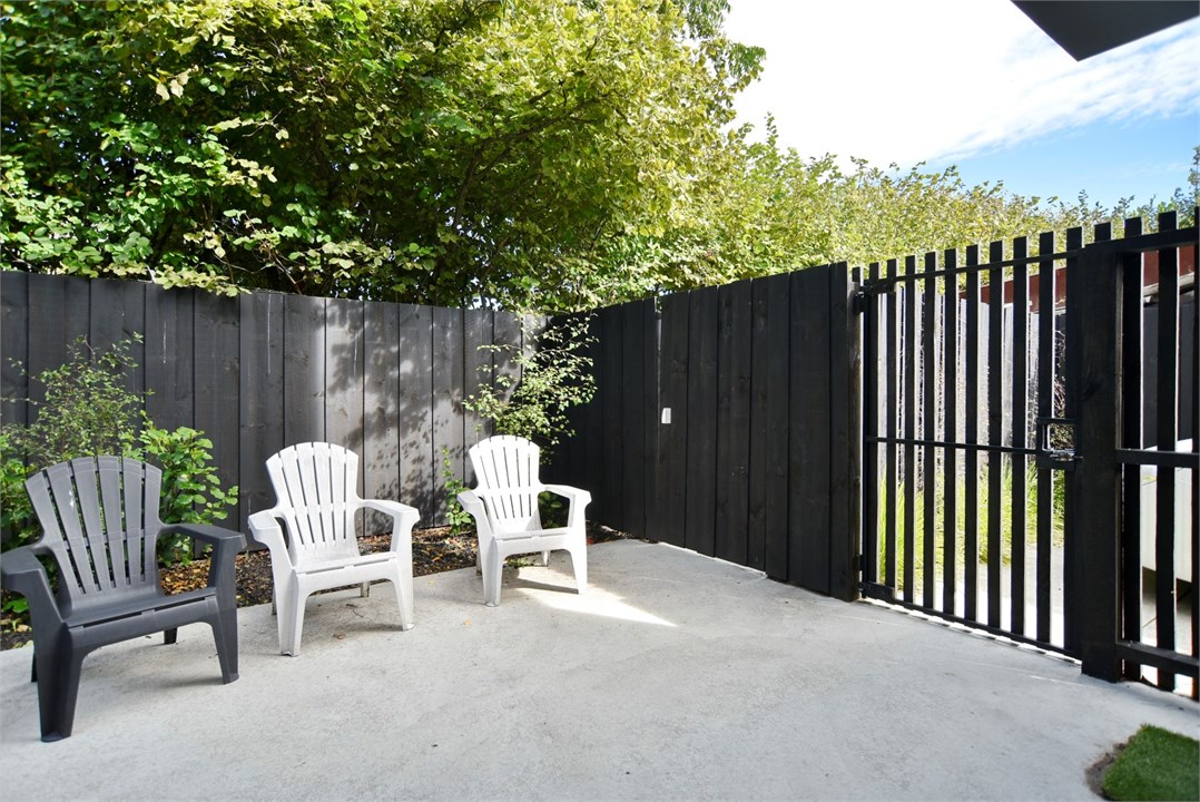 Seating areas outside