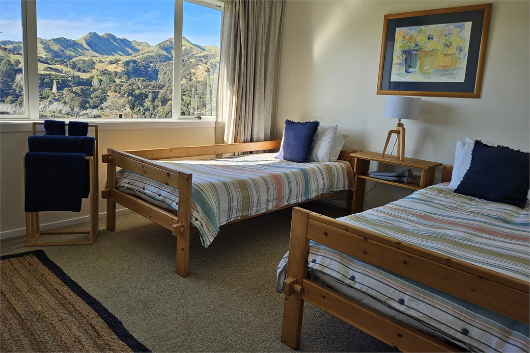 Bedroom one two single beds