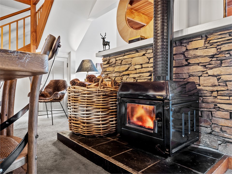 Additional Wood Burner in the dining area