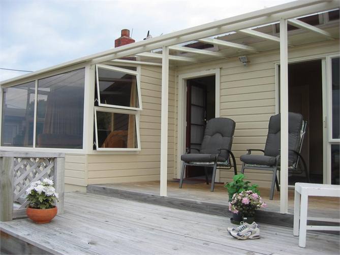 North Facing Sheltered Deck