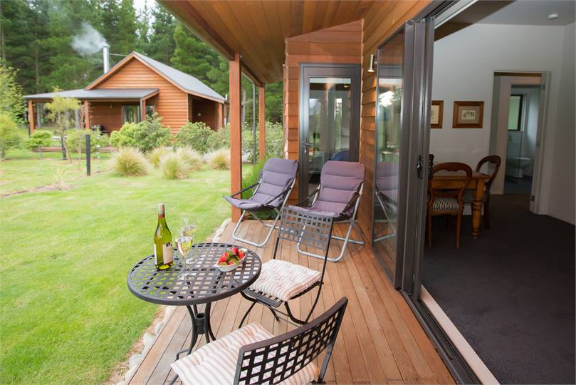 having a wine with a BBQ on your deck area