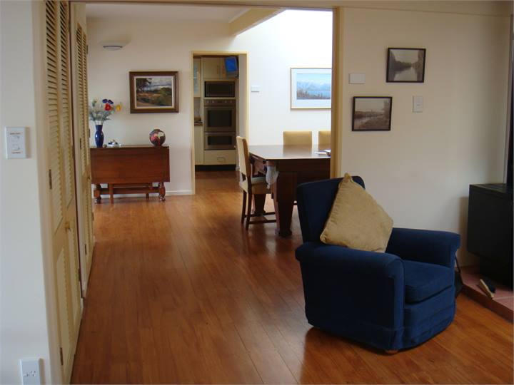 Looking from livingroom through to kitchen 
