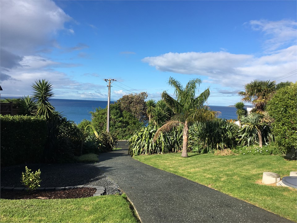 Space for off street parking and boat