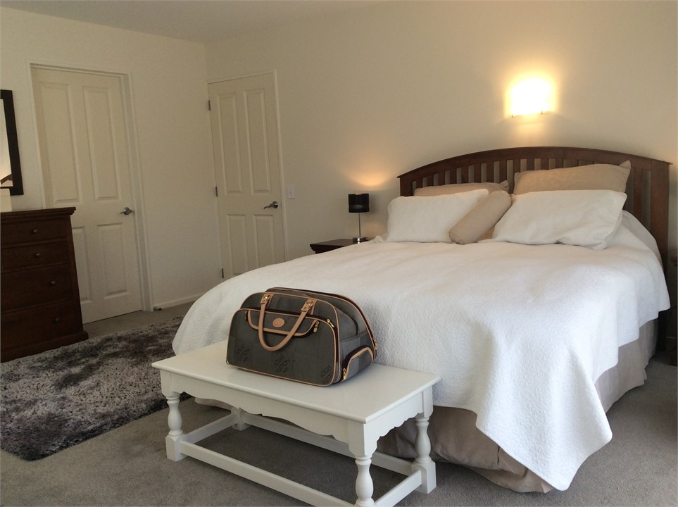 Master bedroom with ensuite is upstairs