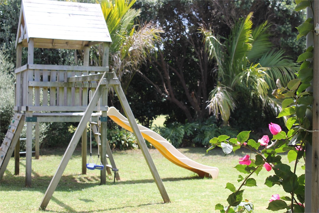 Children's playground in the garden