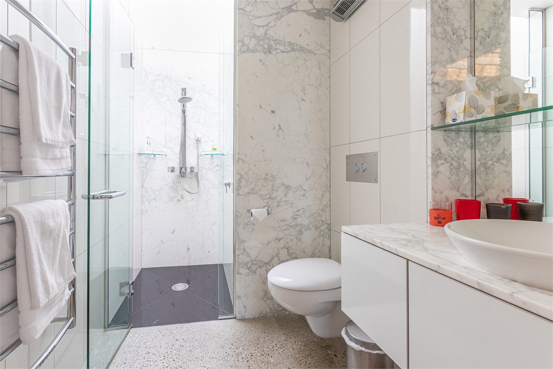 Bathroom 2 with Shower, Toilet & Vanity