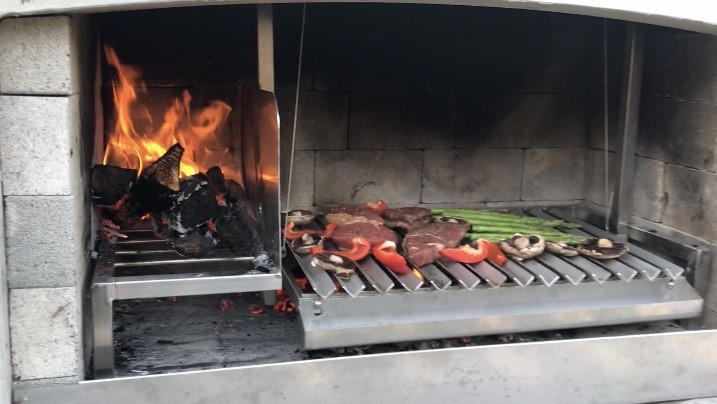 Wood fired Argentinian grill