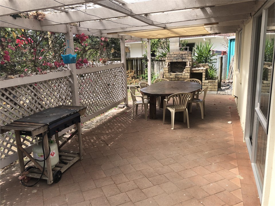 Covered all-weather patio