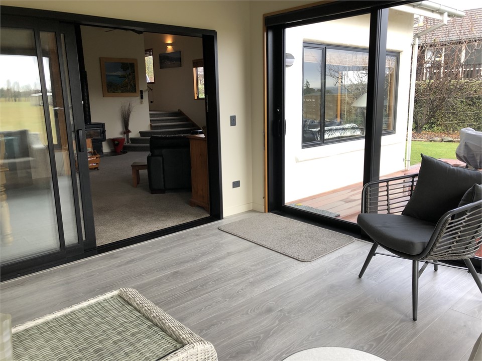 continuous  living spaces