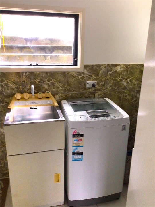 Laundry in 2nd bathroom