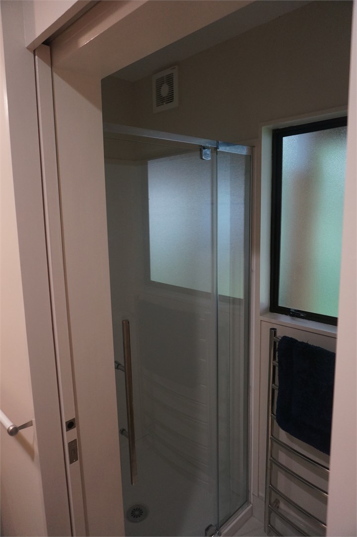 New downstairs shower and toilet