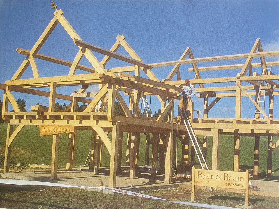Frame under construction