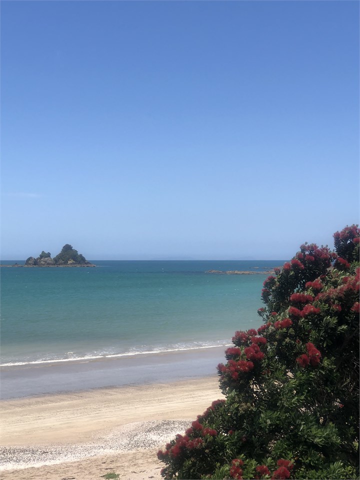 View from upstairs bedroom balcony