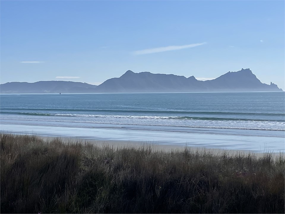 Whangarei Heads from beach