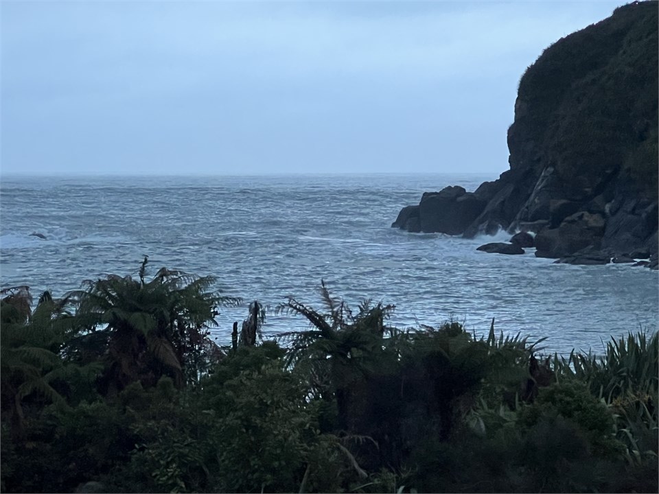 View from Deck at dusk