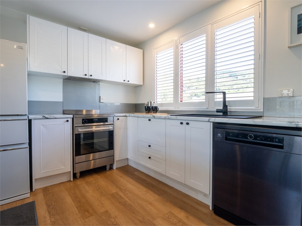 Crisp white lines and a whisper of French style