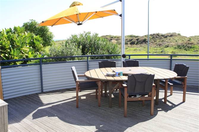 Great outdoor furniture and sun umbrella