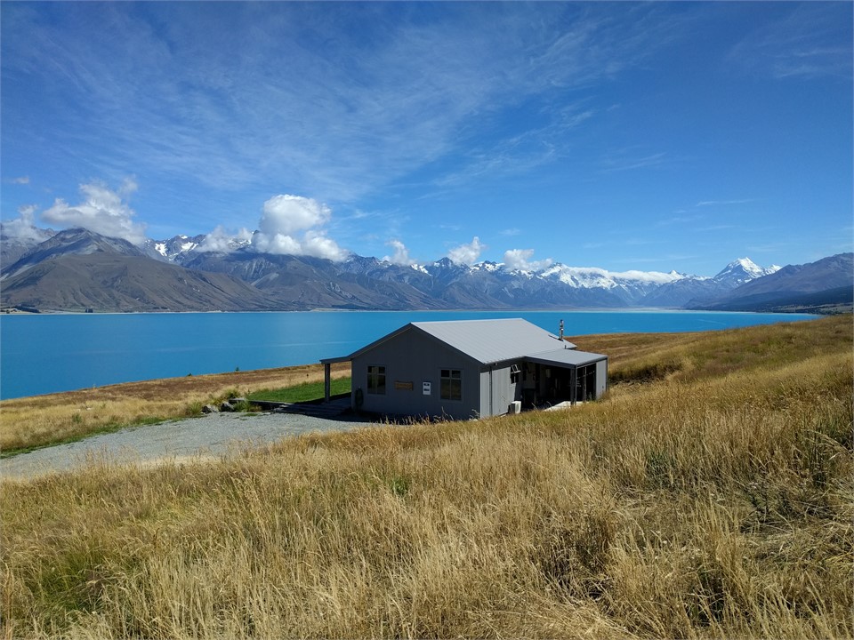 Station Cottage looking north to Mt Cook