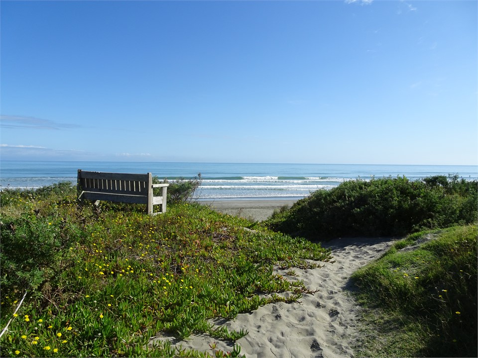 Beautiful Ohope Beach at our front door