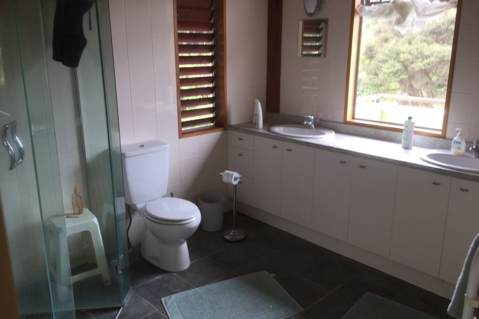 Master ensuite, shower vanity basin's