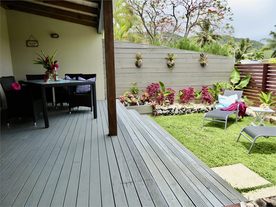 modern, landscaped and loads of colour