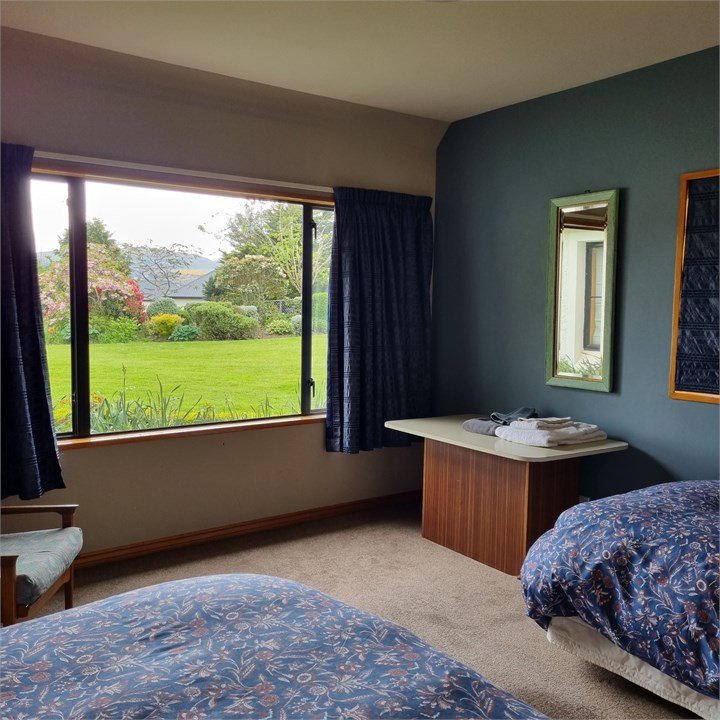 Look out to the garden