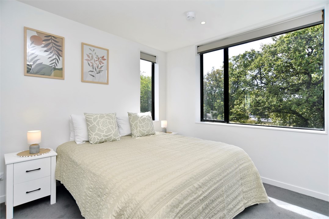 Bedroom 2 has a King sized bed and an ensuite