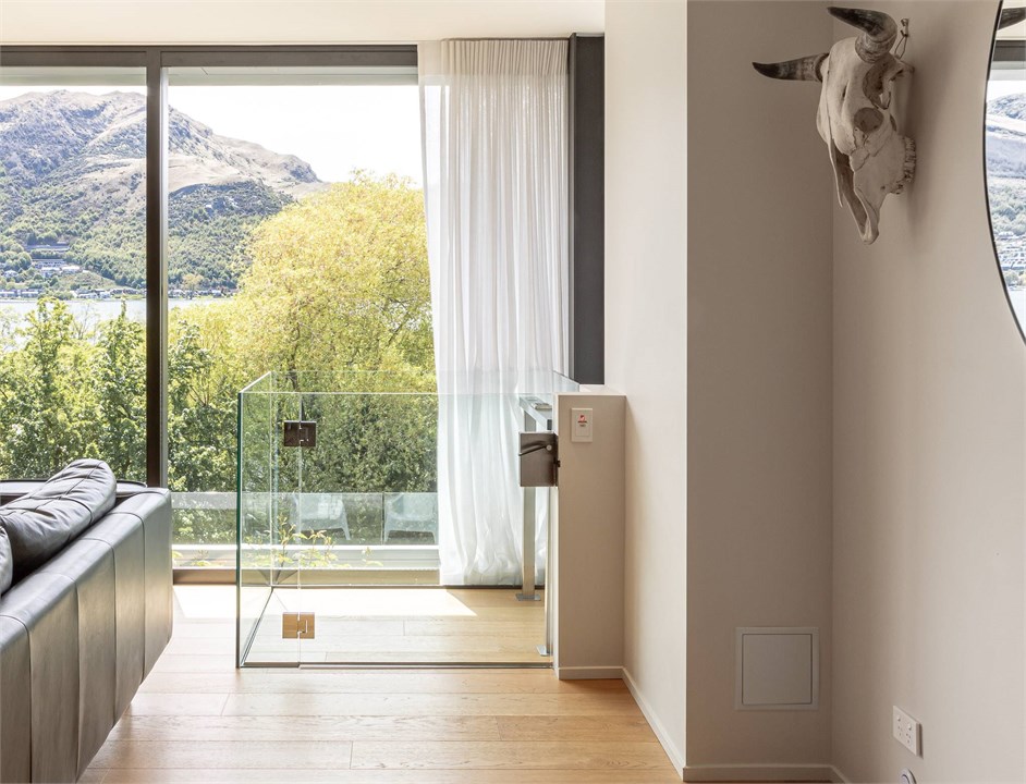 Lift access from the garage to the main level