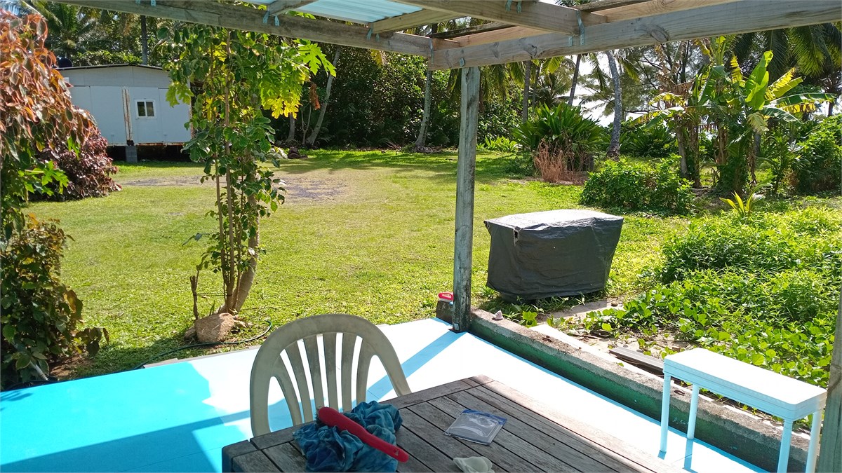 From deck in front of bedroom towards neighbours