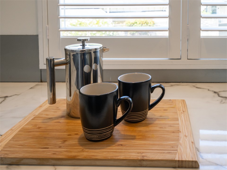 Kick back and pour a French press brew