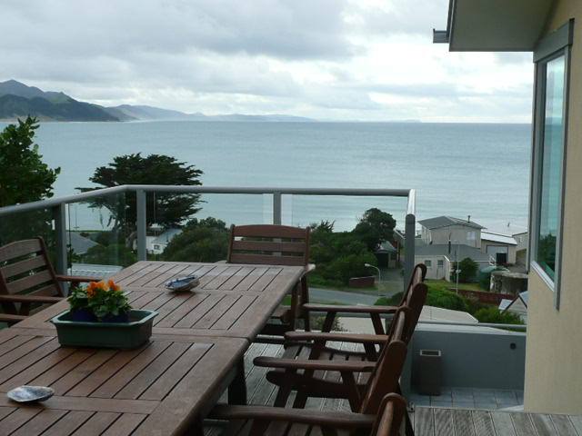 North Deck with feature lighting for entertaining