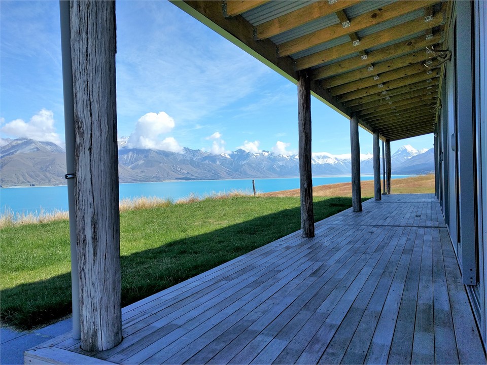Station Cottage deck looking north