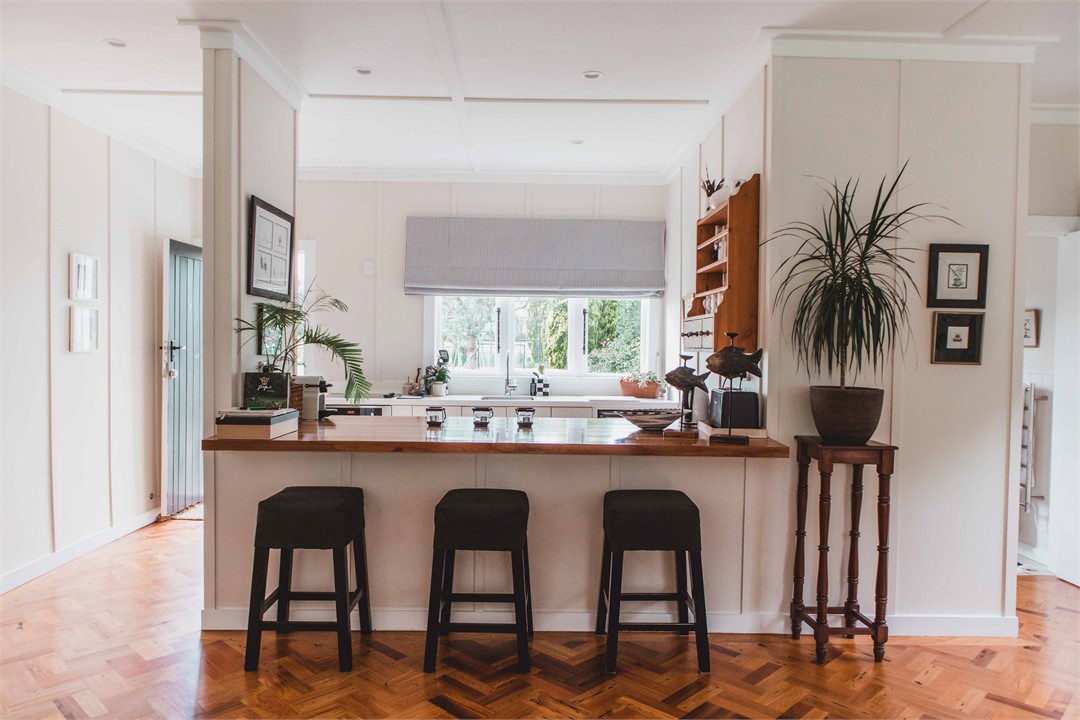 Open plan studio kitchen area