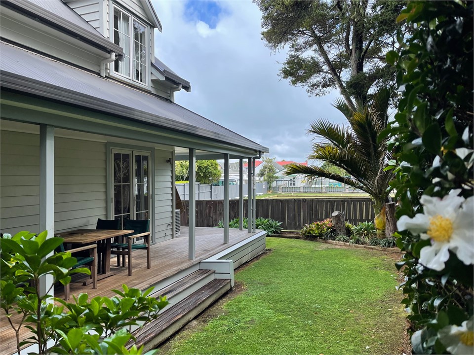 Outdoor area of cottage