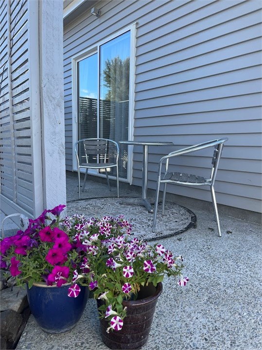 Private patio