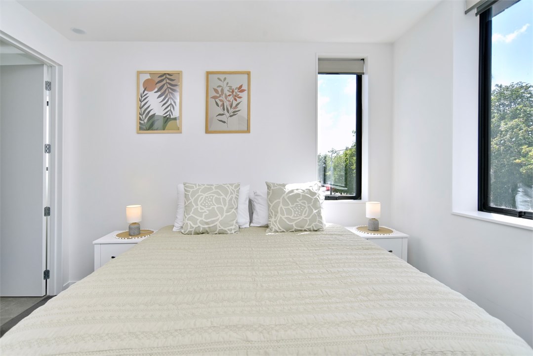 Bedroom 2 has a King sized bed and an ensuite