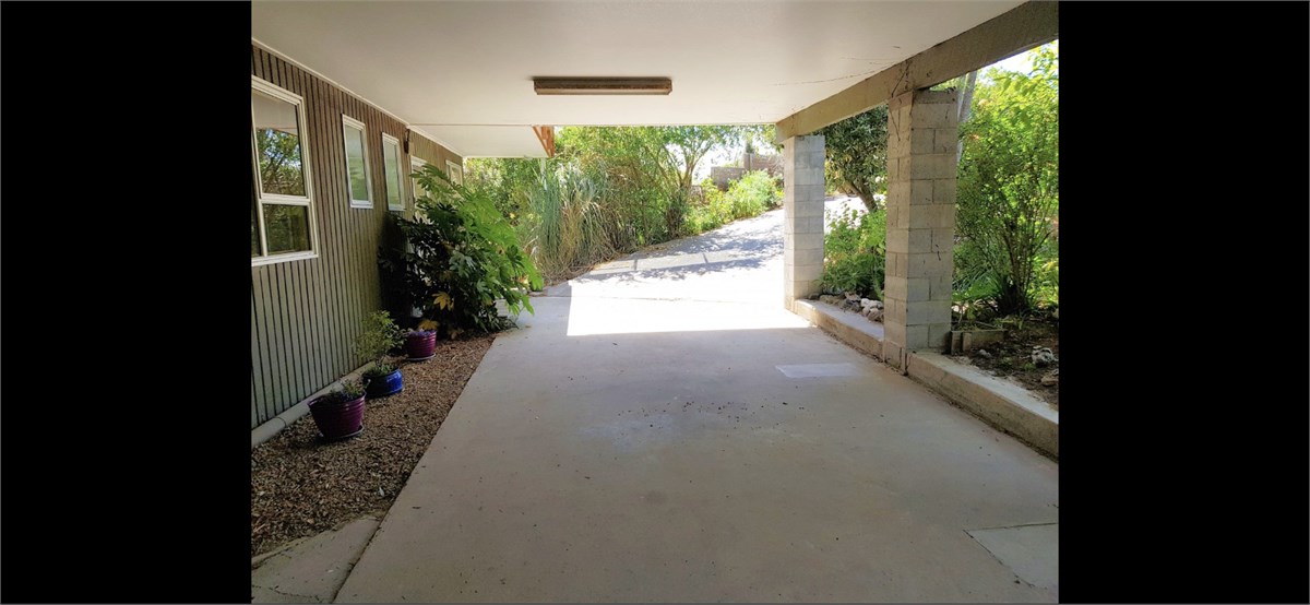 Private covered parking