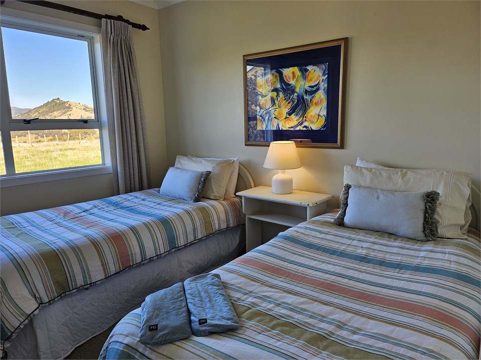 Bedroom two two single beds