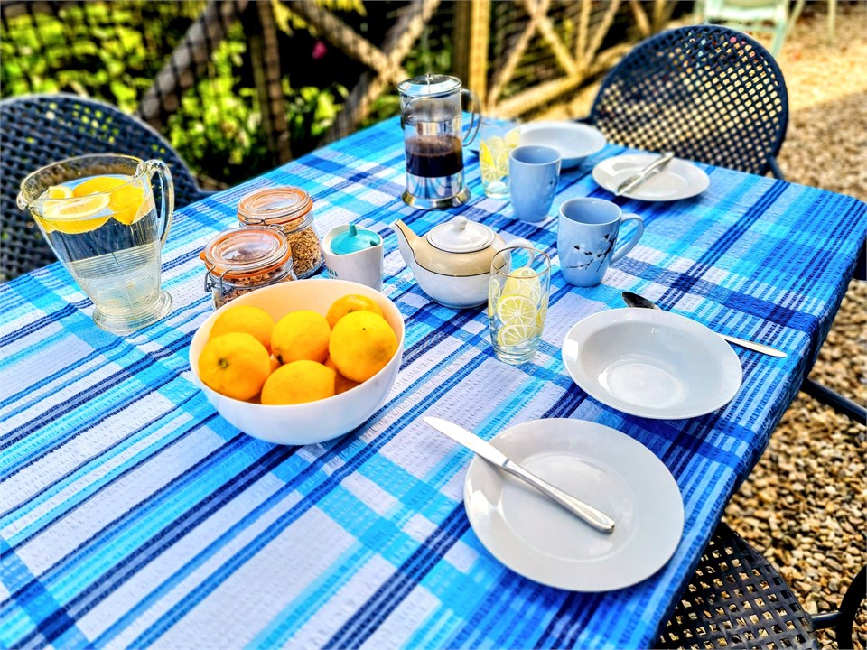 Luch in the Nelson sun!