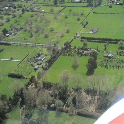 aerial view - taken by our neighbour